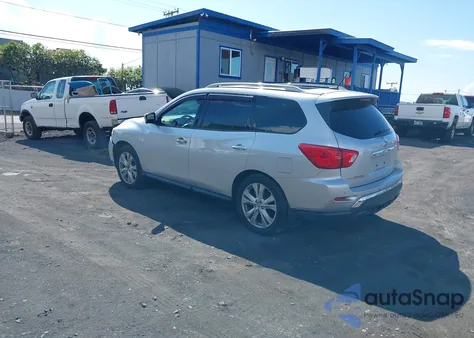 2018 Nissan Pathfinder Sl из США, поврежденный, VIN 5N1DR2MM6JC637969